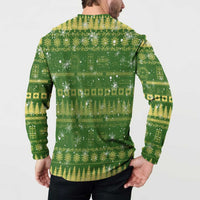 Merry Christmas Switzerland Button Sweatshirt Xmas Travel Map - Wonder Print Shop