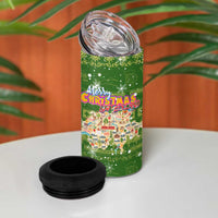 Merry Christmas Switzerland 4 in 1 Can Cooler Tumbler Xmas Travel Map - Wonder Print Shop