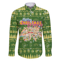Merry Christmas Switzerland Family Matching Off Shoulder Short Dress and Hawaiian Shirt Xmas Travel Map - Wonder Print Shop