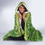 Merry Christmas Switzerland Hooded Blanket Xmas Travel Map - Wonder Print Shop