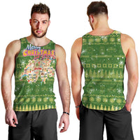 Merry Christmas Switzerland Men Tank Top Xmas Travel Map - Wonder Print Shop