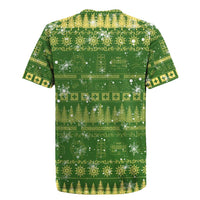 Merry Christmas Switzerland Rugby Jersey Xmas Travel Map - Wonder Print Shop