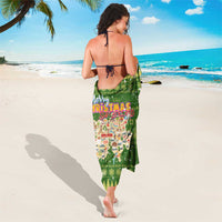 Merry Christmas Switzerland Sarong Xmas Travel Map - Wonder Print Shop