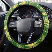 Merry Christmas Switzerland Steering Wheel Cover Xmas Travel Map - Wonder Print Shop