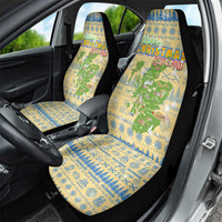 Merry Christmas Scotland Car Seat Cover Xmas Travel Map - Wonder Print Shop