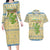 Merry Christmas Scotland Couples Matching Long Sleeve Bodycon Dress and Hawaiian Shirt Xmas Travel Map - Wonder Print Shop