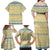 Merry Christmas Scotland Family Matching Off Shoulder Maxi Dress and Hawaiian Shirt Xmas Travel Map - Wonder Print Shop