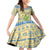 Merry Christmas Scotland Family Matching Off Shoulder Short Dress and Hawaiian Shirt Xmas Travel Map - Wonder Print Shop