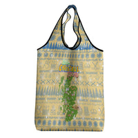 Merry Christmas Scotland Grocery Bag Xmas Travel Map - Wonder Print Shop