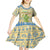 Merry Christmas Scotland Kid Short Sleeve Dress Xmas Travel Map - Wonder Print Shop