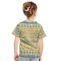 Merry Christmas Scotland Kid T Shirt Xmas Travel Map - Wonder Print Shop