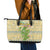 Merry Christmas Scotland Leather Tote Bag Xmas Travel Map - Wonder Print Shop