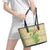 Merry Christmas Scotland Leather Tote Bag Xmas Travel Map - Wonder Print Shop