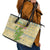 Merry Christmas Scotland Leather Tote Bag Xmas Travel Map - Wonder Print Shop
