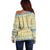 Merry Christmas Scotland Off Shoulder Sweater Xmas Travel Map - Wonder Print Shop