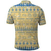 Merry Christmas Scotland Polo Shirt Xmas Travel Map - Wonder Print Shop