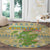 Merry Christmas Scotland Round Carpet Xmas Travel Map - Wonder Print Shop