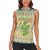 Merry Christmas Scotland Women Sleeveless Polo Shirt Xmas Travel Map - Wonder Print Shop