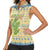 Merry Christmas Scotland Women Sleeveless Polo Shirt Xmas Travel Map - Wonder Print Shop