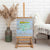 Merry Christmas Iceland Canvas Wall Art Xmas Travel Map - Wonder Print Shop