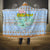 Merry Christmas Iceland Hooded Blanket Xmas Travel Map - Wonder Print Shop