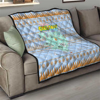 Merry Christmas Iceland Quilt Xmas Travel Map - Wonder Print Shop