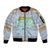Merry Christmas Iceland Sleeve Zip Bomber Jacket Xmas Travel Map - Wonder Print Shop