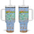 Merry Christmas Iceland Tumbler With Handle Xmas Travel Map - Wonder Print Shop