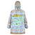 Merry Christmas Iceland Wearable Blanket Hoodie Xmas Travel Map - Wonder Print Shop