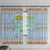 Merry Christmas Iceland Window Curtain Xmas Travel Map - Wonder Print Shop