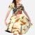 Bass Fishing Reel Cool Dad Family Matching Summer Maxi Dress and Hawaiian Shirt Tropical Vintage