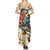 Bass Fishing Reel Cool Dad Family Matching Summer Maxi Dress and Hawaiian Shirt Tropical Vintage