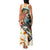 Bass Fishing Reel Cool Dad Family Matching Tank Maxi Dress and Hawaiian Shirt Tropical Vintage
