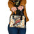 Bass Fishing Reel Cool Dad Shoulder Handbag Tropical Vintage