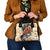 Bass Fishing Reel Cool Dad Shoulder Handbag Tropical Vintage