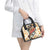 Bass Fishing Reel Cool Dad Shoulder Handbag Tropical Vintage
