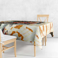 Bass Fishing Reel Cool Dad Tablecloth Tropical Vintage