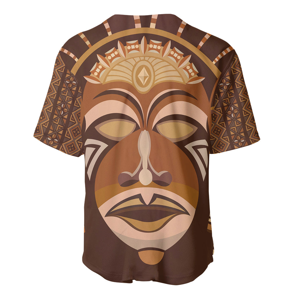 African Women Baseball Jersey Tribal Ethnic Mask - Wonder Print Shop