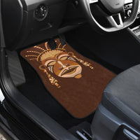 African Women Car Mats Tribal Ethnic Mask - Wonder Print Shop