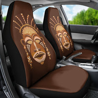 African Women Car Seat Cover Tribal Ethnic Mask - Wonder Print Shop
