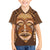 African Women Family Matching Off Shoulder Short Dress and Hawaiian Shirt Tribal Ethnic Mask - Wonder Print Shop
