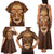 African Women Family Matching Tank Maxi Dress and Hawaiian Shirt Tribal Ethnic Mask - Wonder Print Shop
