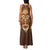 African Women Family Matching Tank Maxi Dress and Hawaiian Shirt Tribal Ethnic Mask - Wonder Print Shop