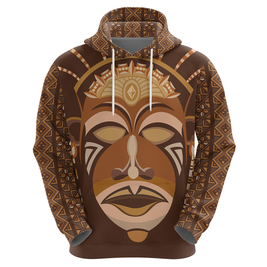 African Women Hoodie Tribal Ethnic Mask - Wonder Print Shop