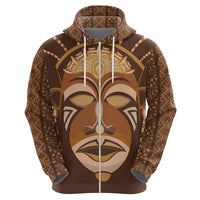 African Women Hoodie Tribal Ethnic Mask - Wonder Print Shop