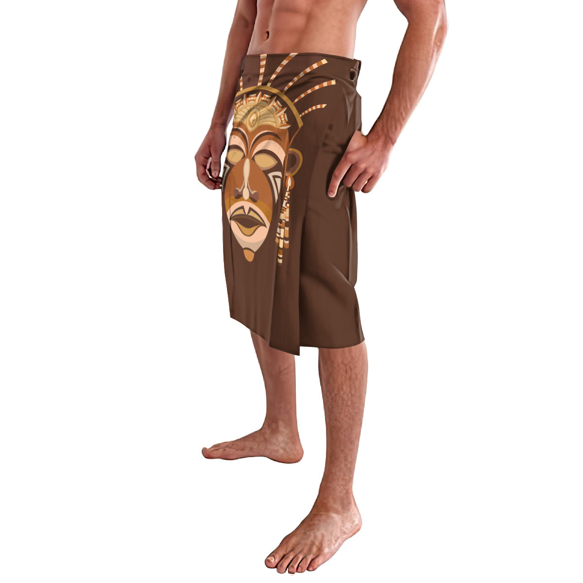 African Women Lavalava Tribal Ethnic Mask - Wonder Print Shop