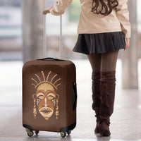 African Women Luggage Cover Tribal Ethnic Mask - Wonder Print Shop