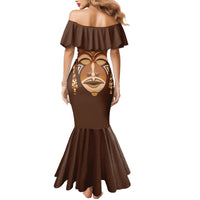 African Women Mermaid Dress Tribal Ethnic Mask - Wonder Print Shop