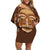 African Women Off Shoulder Short Dress Tribal Ethnic Mask - Wonder Print Shop