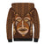 African Women Sherpa Hoodie Tribal Ethnic Mask - Wonder Print Shop